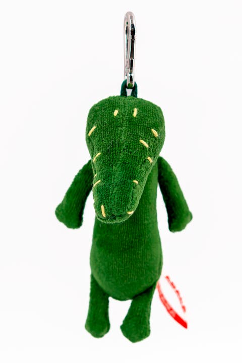 Key Charm Tony the Crocodile green