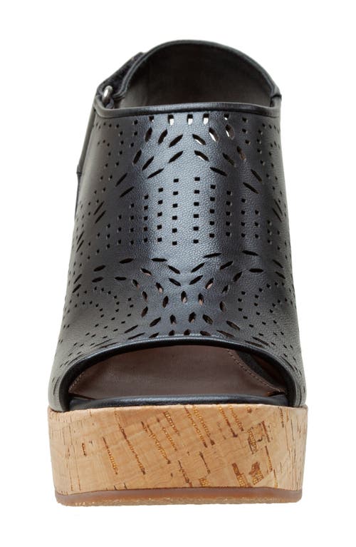 Shop Linea Paolo Viviana Platform Wedge Sandal In Black