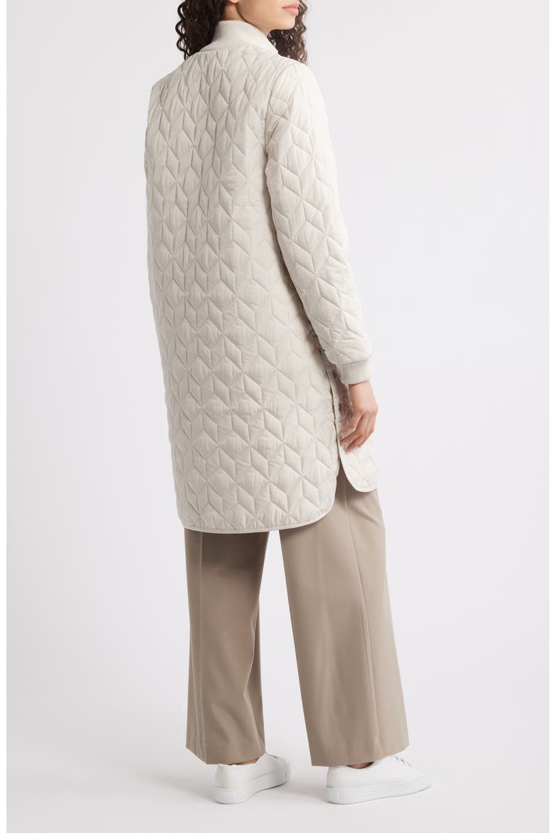 Isle Jacobsen Long Quilted Jacket, Alternate, color, KIT