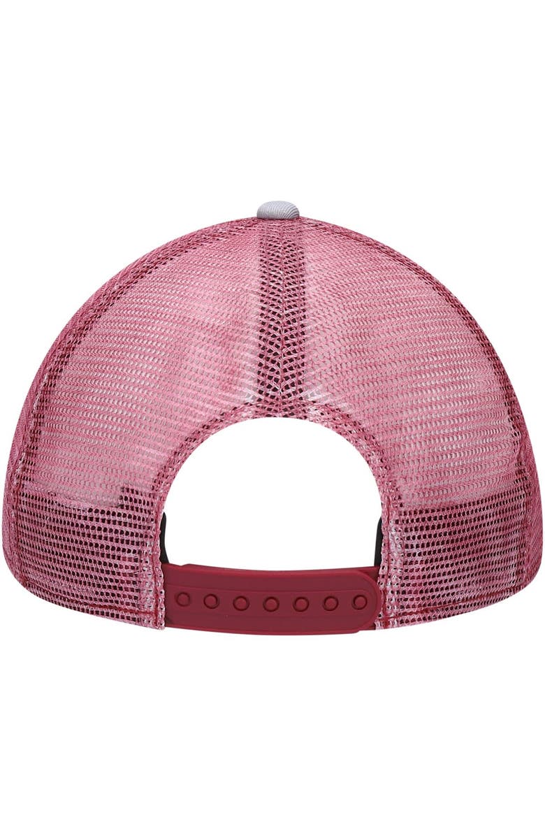 New Era Men's New Era Crimson Washington State Cougars Rustic Trucker 9TWENTY Snapback Hat, Alternate, color, 