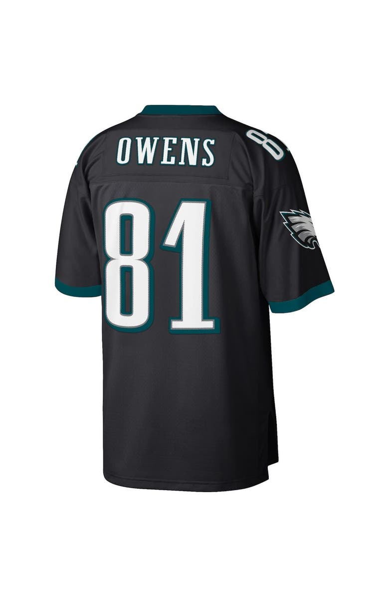 Mitchell & Ness Men's Mitchell & Ness Terrell Owens Black Philadelphia Eagles Legacy Replica Jersey, Alternate, color,