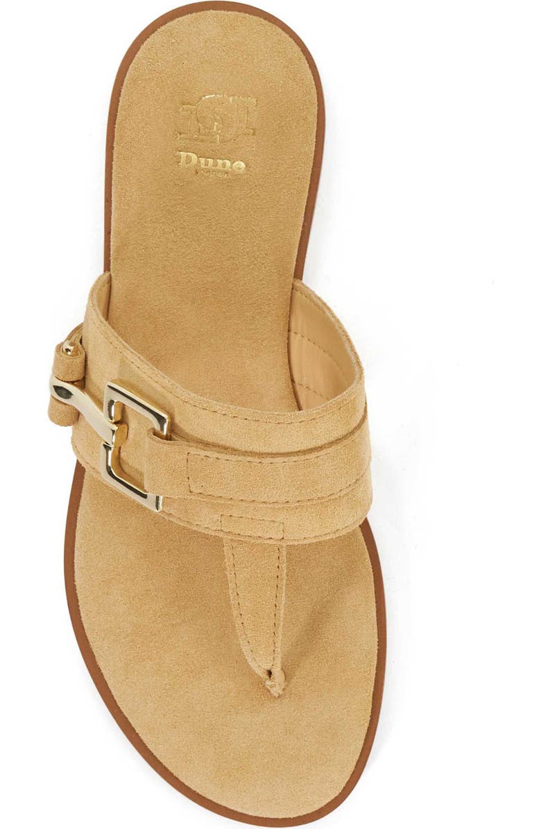 Dune London Lotica Flip Flop, Alternate, color, Sand