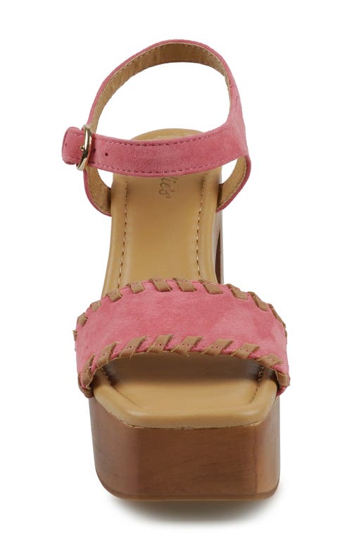 Candies Candie's Michell Platform Slide Sandal In Orange
