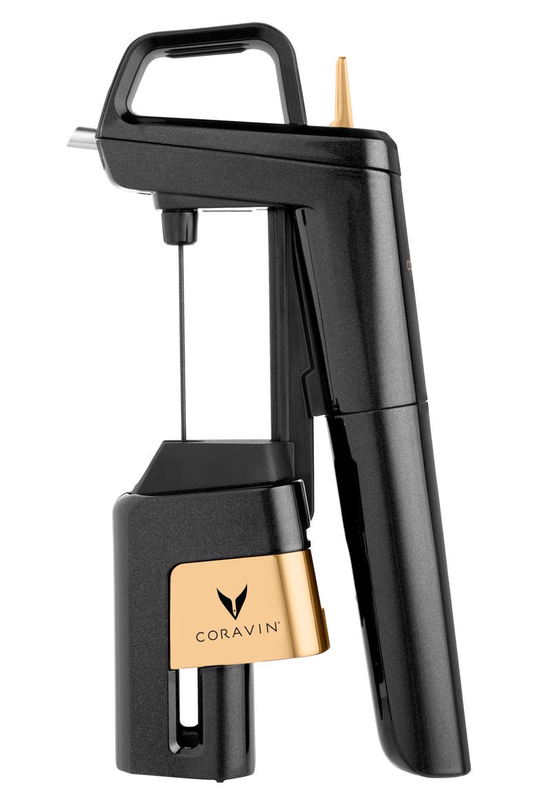 Timeless Six Premium Wine Preservation System, Alternate, color, ANTHRACITE/ GOLD