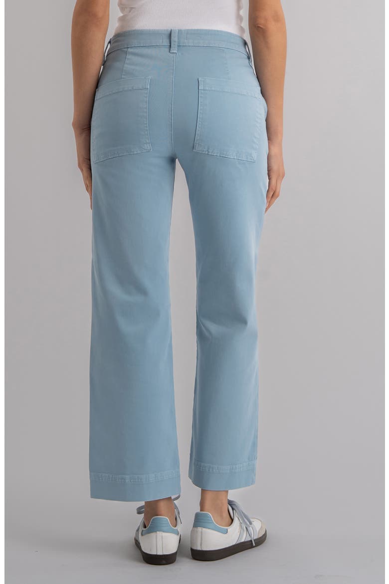 High Waist Ankle Wide Leg Utility Pants, Alternate, color, POWDER BLUE