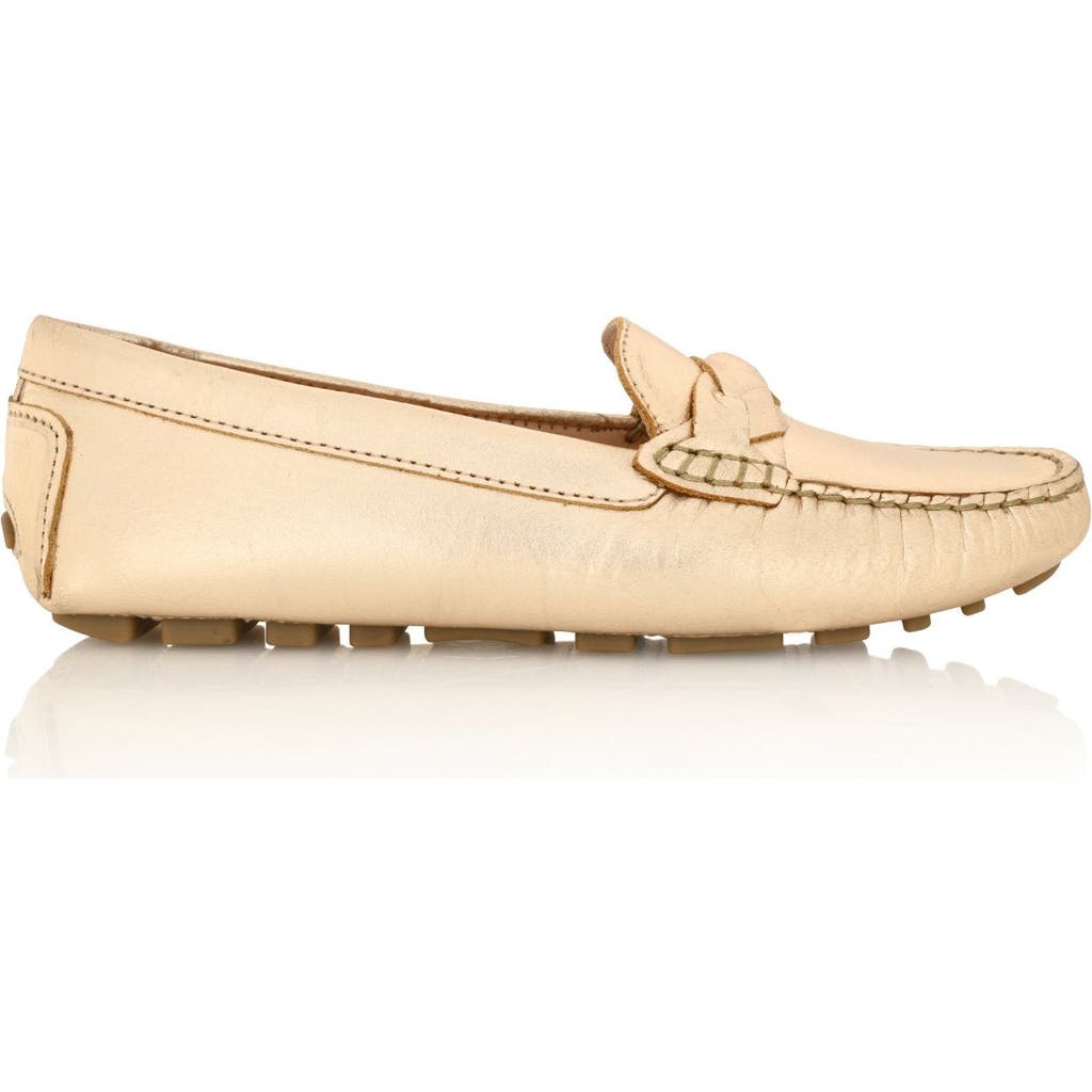Joan Oloff Shoes Piper Leather Driving Loafer In Multi