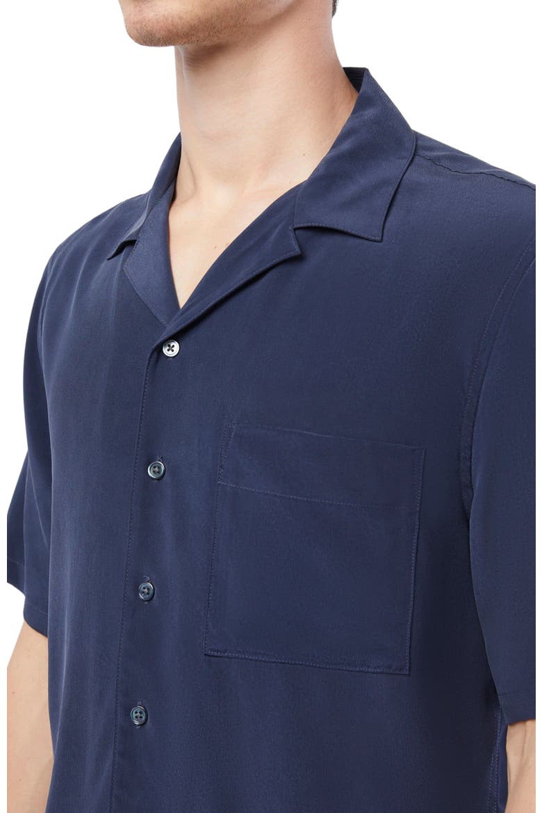 Convertible Vacation Shirt, Alternate, color, DEEP NAVY