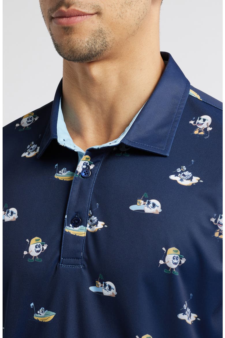 Meinke Print Golf Polo, Alternate, color, MIDNIGHT NAVY