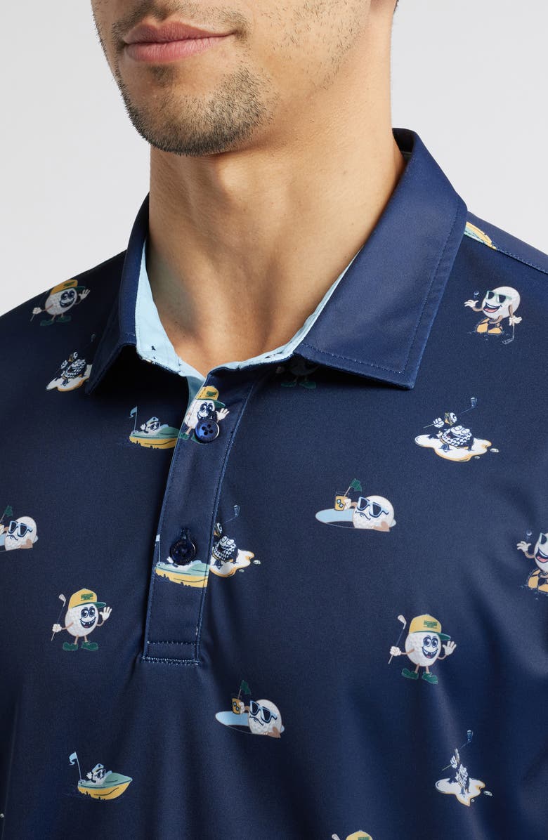 Swannies Meinke Print Golf Polo, Alternate, color, 