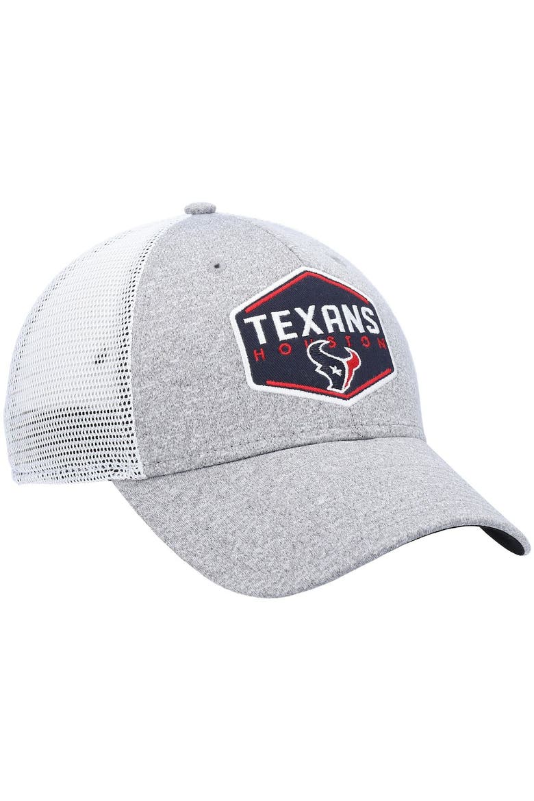 Men's '47 Heathered Gray/White Houston Texans Hitch Contender Flex Hat, Alternate, color, Heather Gray