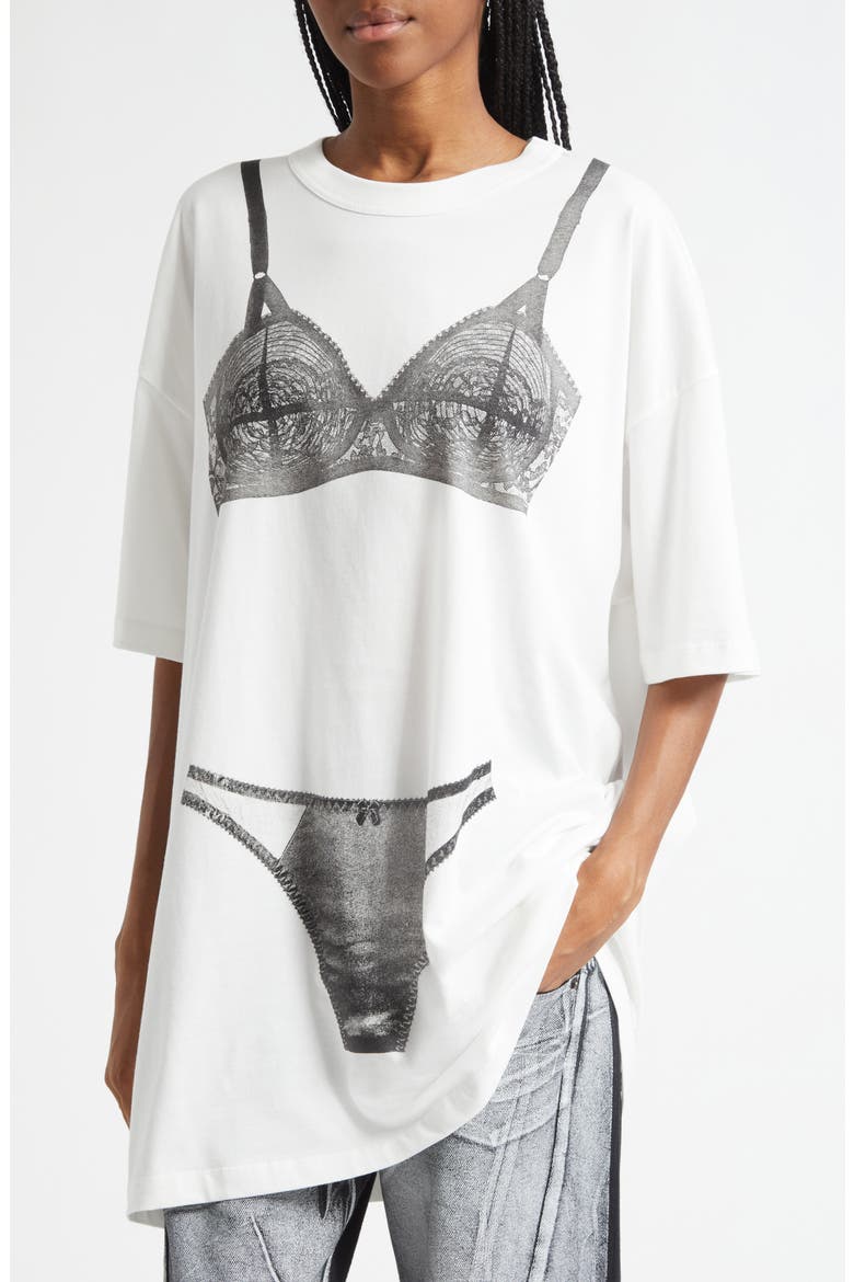 Vaquera Trompe l'Oeil Lingerie Tall Graphic T-Shirt (Women