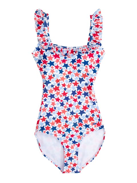 UPF50+ Women's Ruffle One Piece Swimsuit