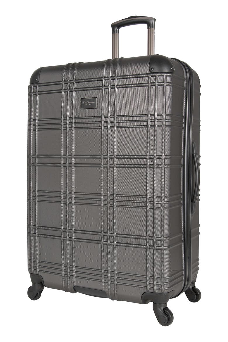 Nottingham 28" Lightweight Hardside Spinner Luggage, Alternate, color, CHARCOAL
