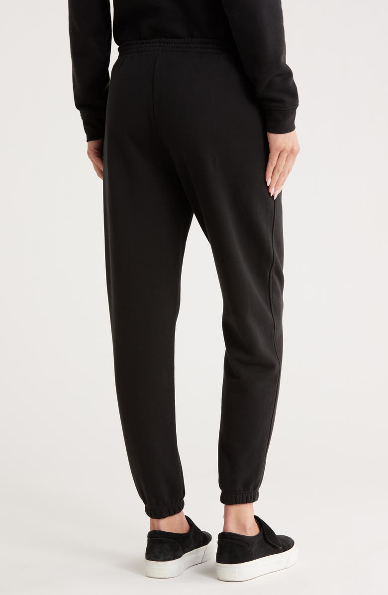 Vince Essential Cotton Joggers, Alternate, color, Black