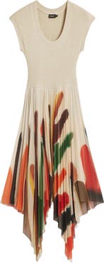 Desigual Handkerchief Hem Dress