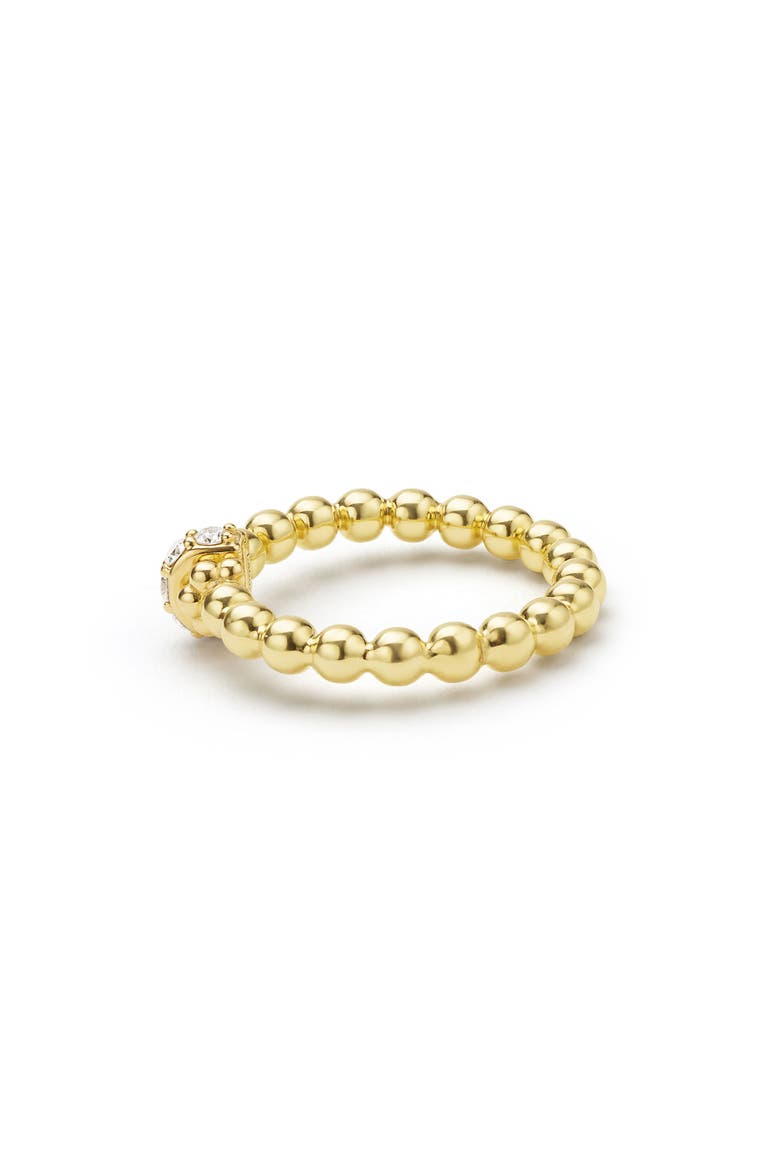 Caviar Diamond Stacking Ring, Alternate, color, GOLD