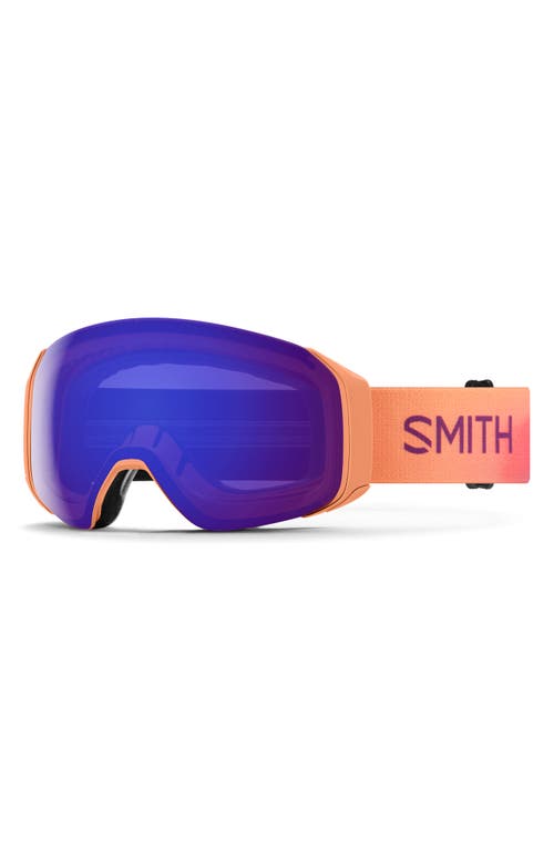 Smith 4d Mag 155mm Special Fit Snow Goggles In Arctic Apricot Daydream
