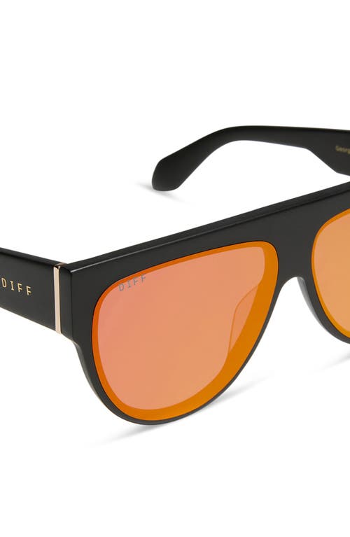 Diff Georgie 58mm Gradient Shield Sunglasses In Pink
