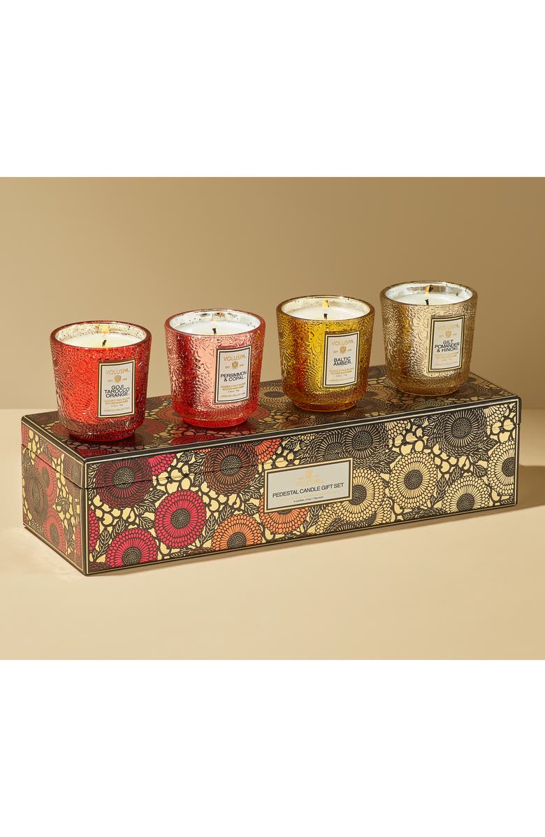 Voluspa Japonica Pedestal Candle Set, Alternate, color, 