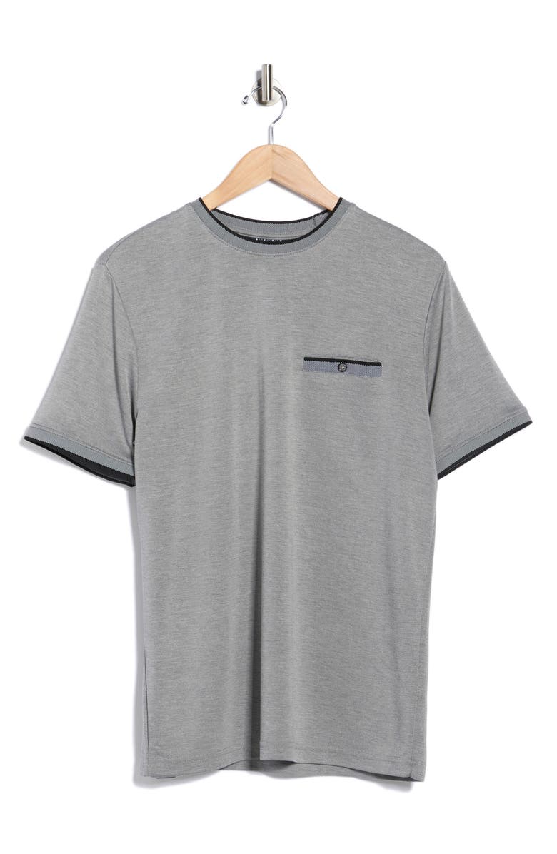 DENIM AND FLOWER Chest Pocket T-Shirt, Main, color, Black