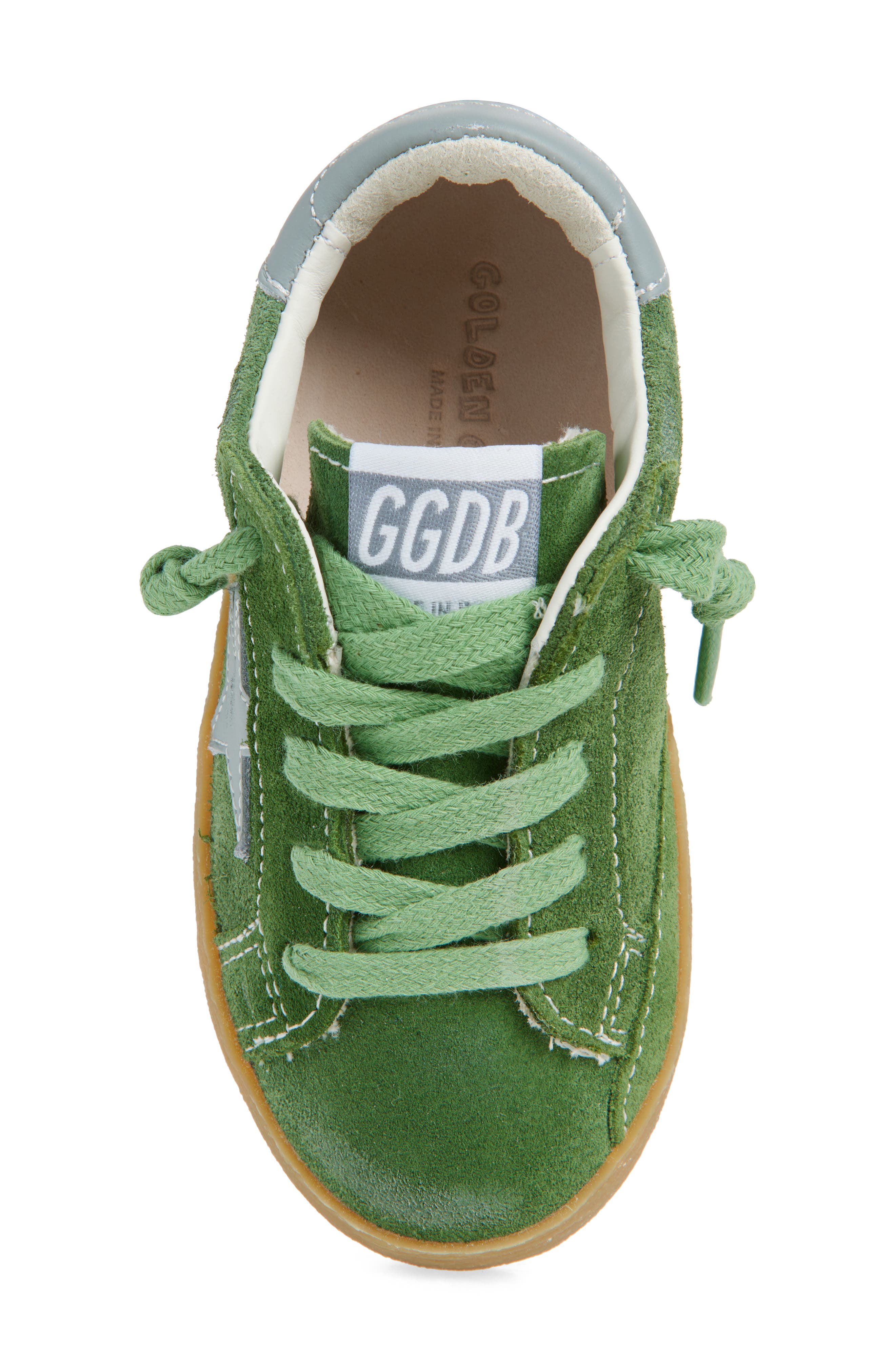 Golden Goose Kids' Super-Star Sneaker, Alternate, color, Green/ Light Blue