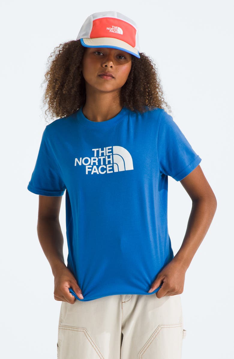 The North Face Kids
 Half Dome Logo Graphic T-Shirt, Alternate, color, Hero Blue