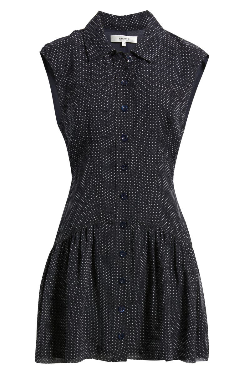 FRAME The Silk Day Minidress, Alternate, color, Navy Multi