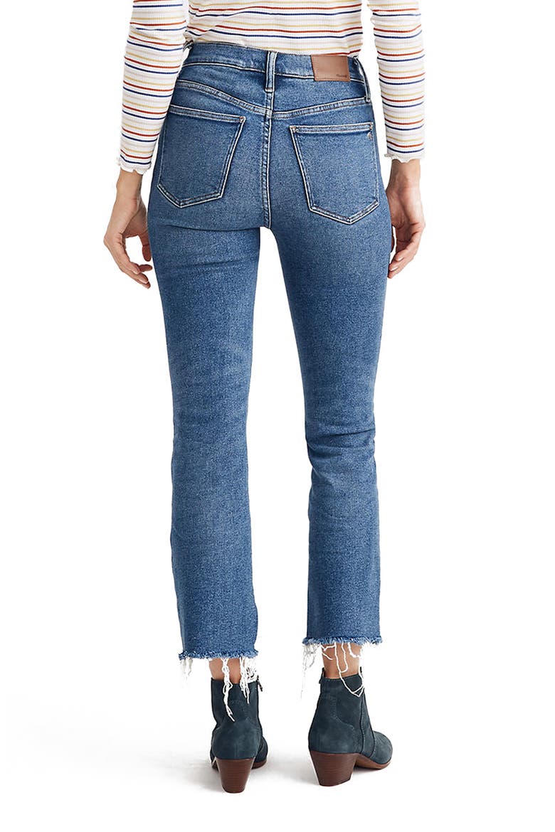 Cali High Waist Demi Boot Jeans, Alternate, color, FLEETWOOD WASH