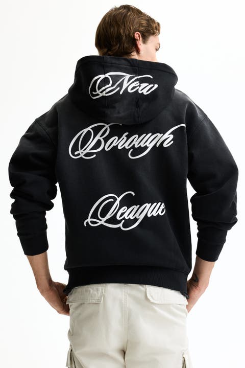 Relaxed-fit Printed Hooded Jacket
