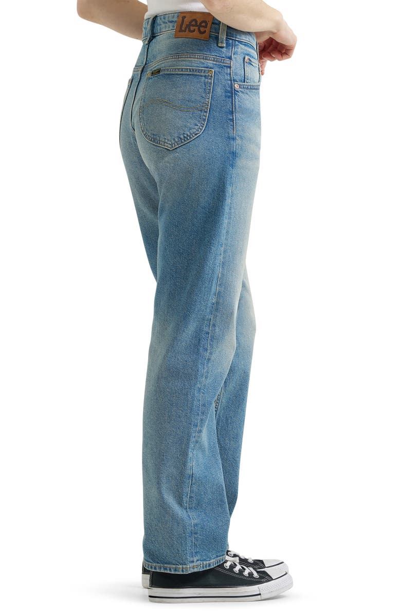 Lee Rider Classic High Waist Straight Leg Jeans, Alternate, color, To The Sky