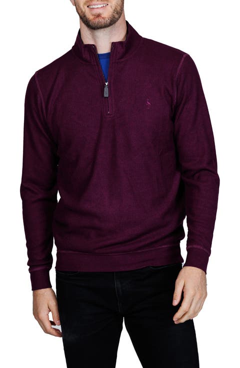 Quarter Zip Cozy Knit Pullover