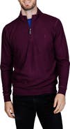 TailorByrd Quarter Zip Cozy Knit Pullover
