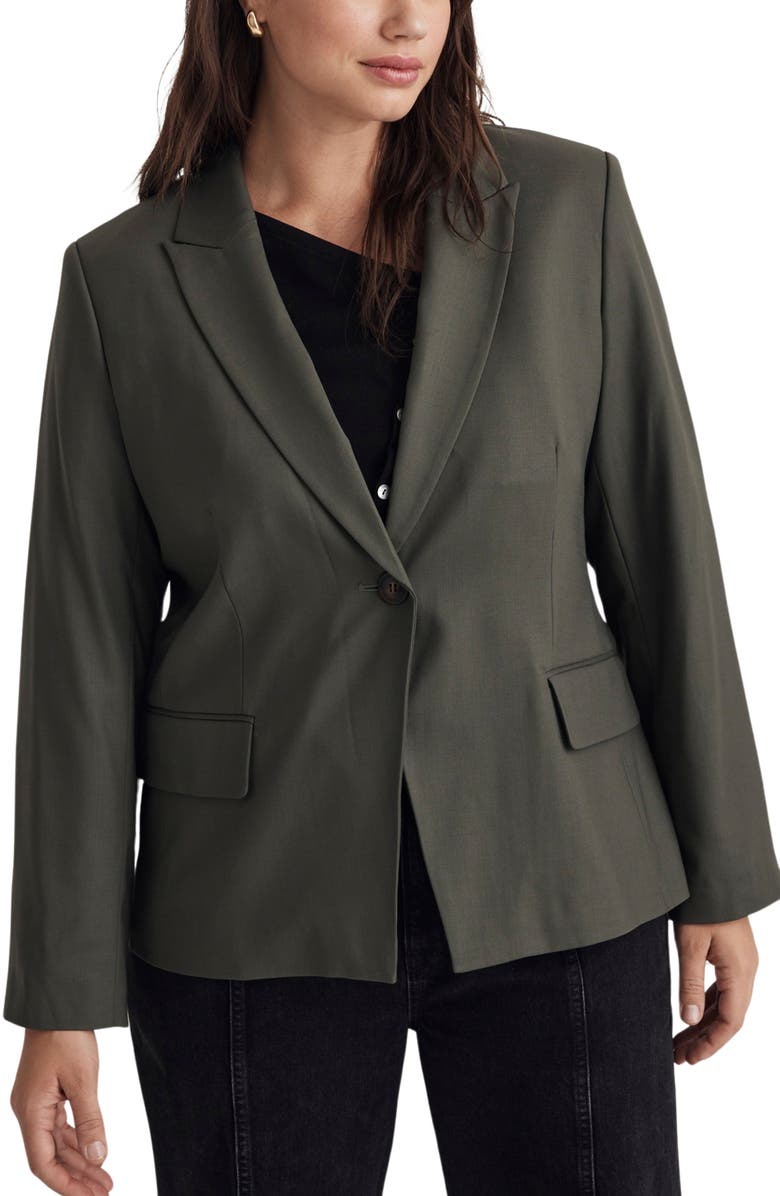 Madewell Waisted Blazer, Alternate, color, 