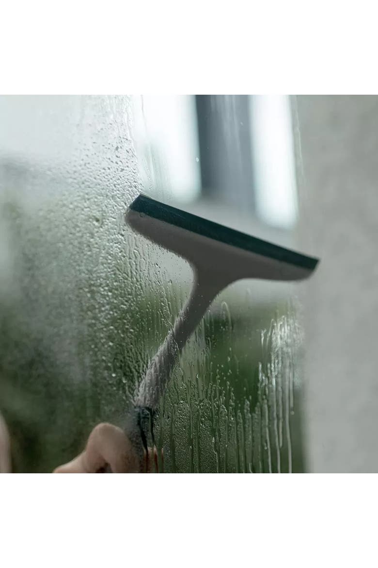 Lightweight Ergonomic Silicone Window Squeegee, Alternate, color, White