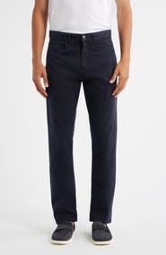 Canali Regular Fit 5-Pocket Cotton Stretch Twill Pants