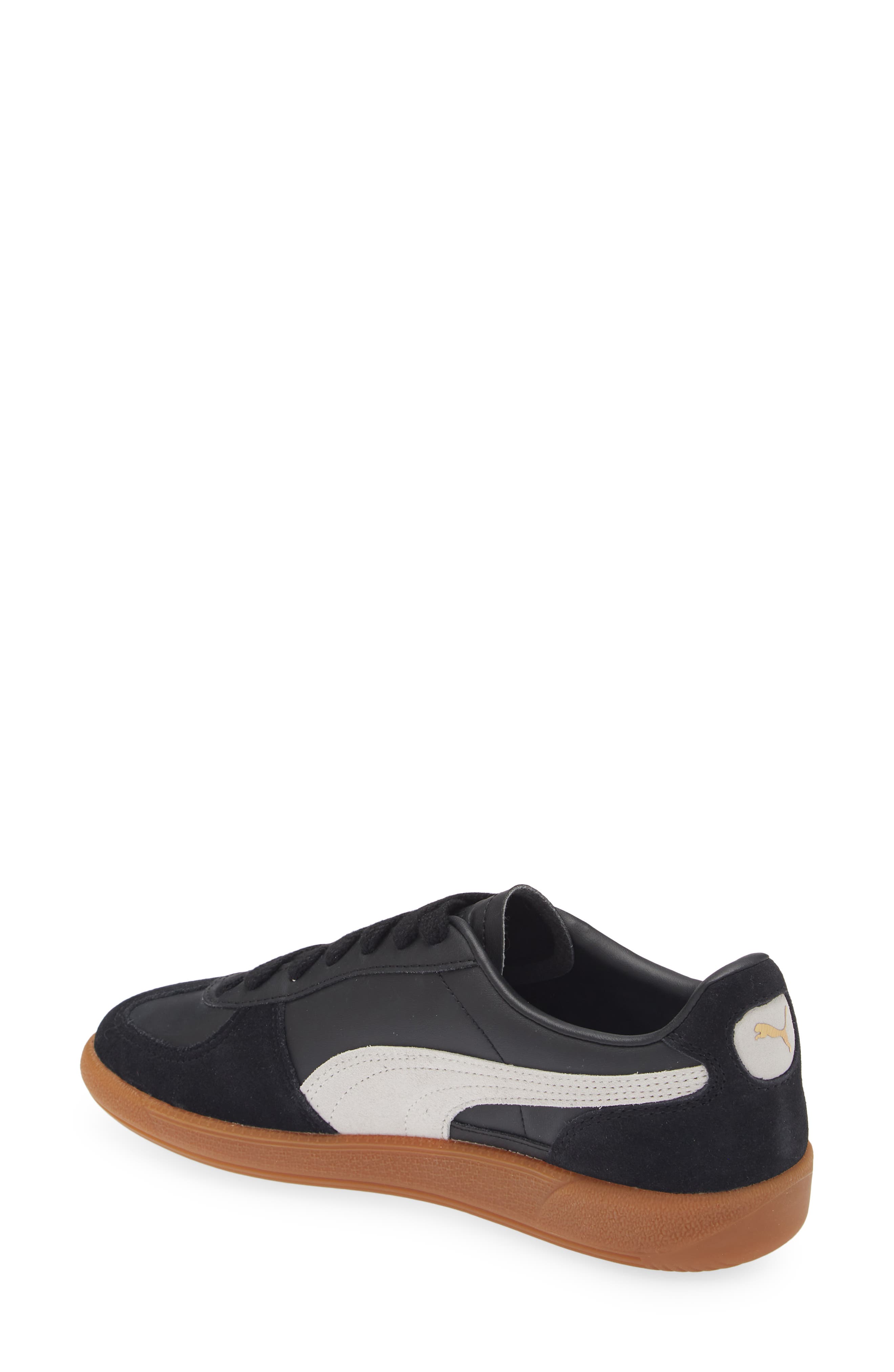 PUMA Kids
 Palermo Sneaker, Alternate, color, Puma Black-Feather Gray-Gum