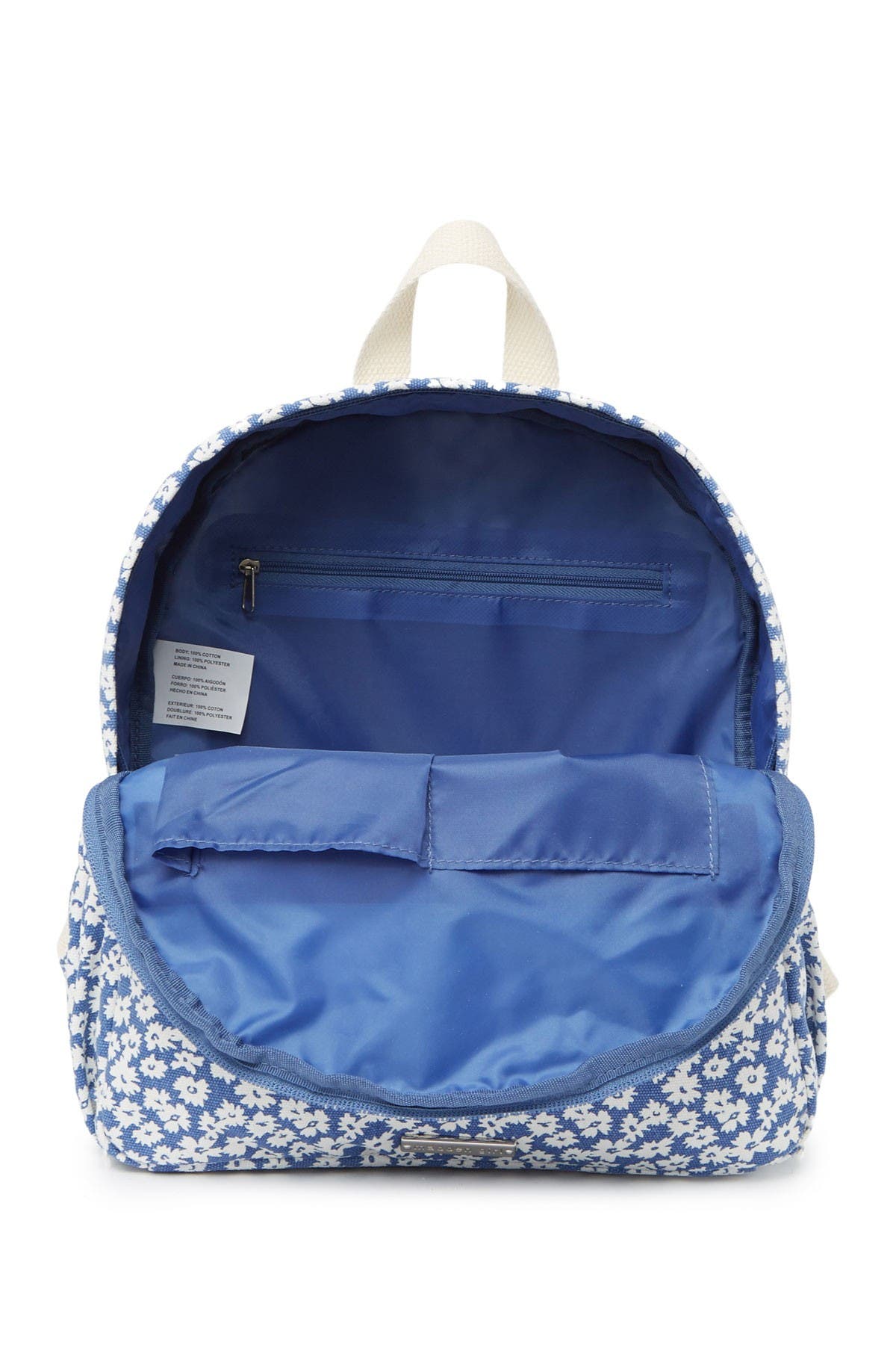 Madden Girl Printed Canvas Mid Backpack, Main, color, 