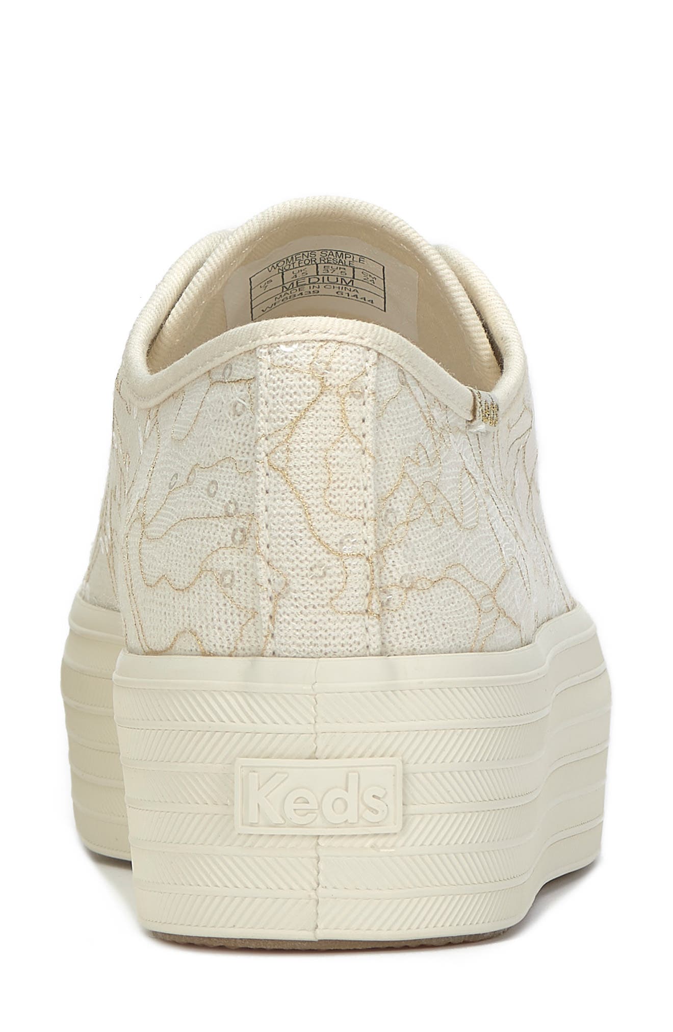 Trip Up Sneaker, Alternate, color, CREAM