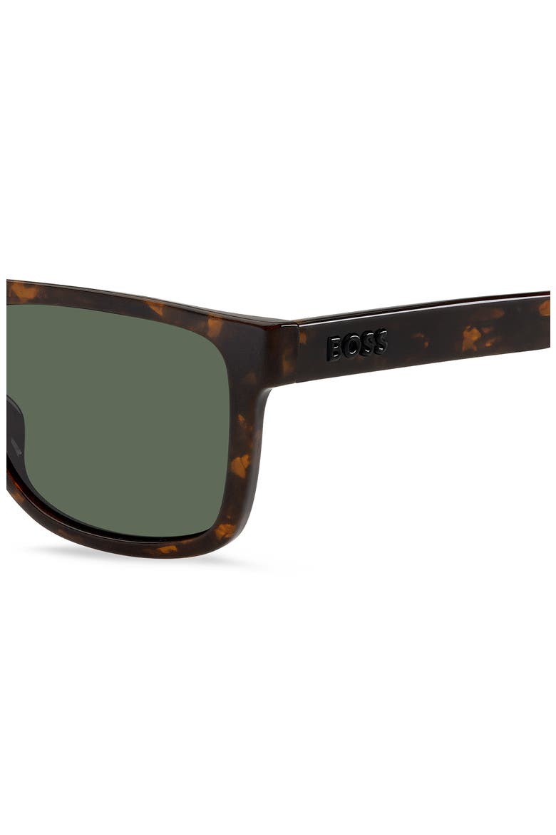 55mm Rectangular Sunglasses, Alternate, color, HAVANA