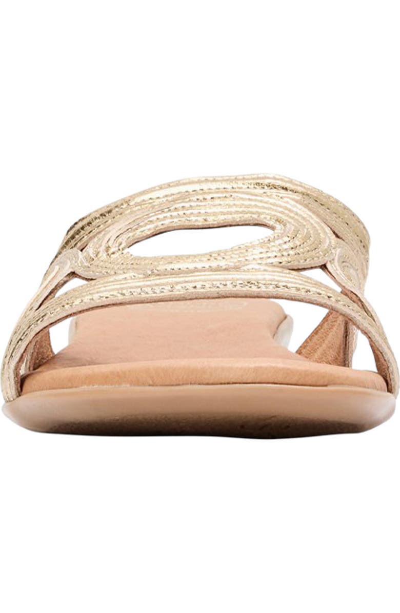 André Assous Nira Slide Sandal, Alternate, color, Platino