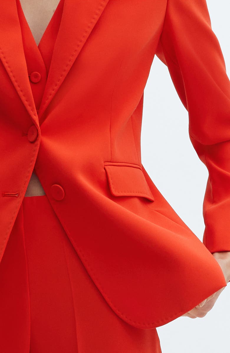 MANGO Straight Fit Suit Blazer, Alternate, color, 