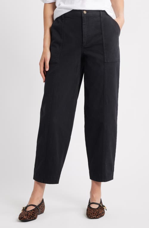 Caslonr Caslon(r) Cotton Twill Utility Pants In Black