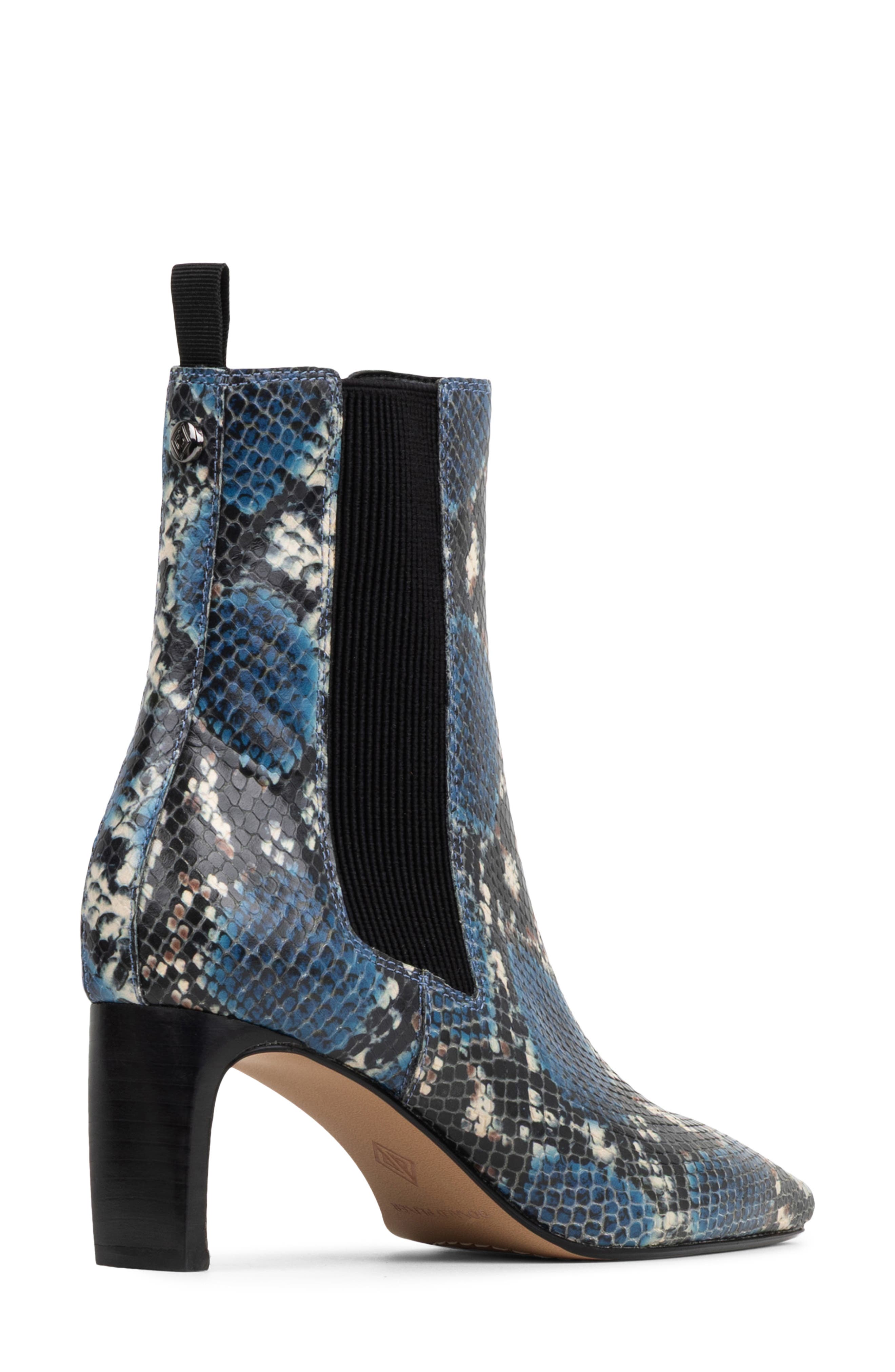 Brittnie Leather Chelsea Boot, Alternate, color, BLUE BELL