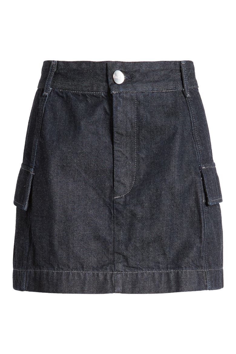 x EmRata Colombo Cotton Denim Cargo Miniskirt, Alternate, color, PRINCE ST
