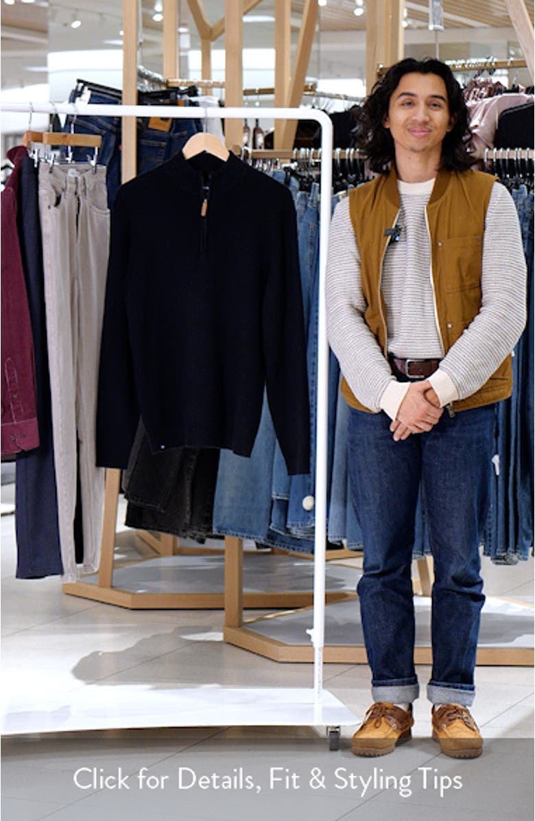 Hillcrest Quarter Zip Pullover Sweater, sales video thumbnail