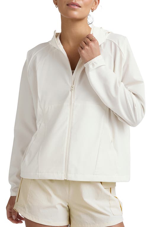 Beyond Yoga Cross Country Packable Jacket In White