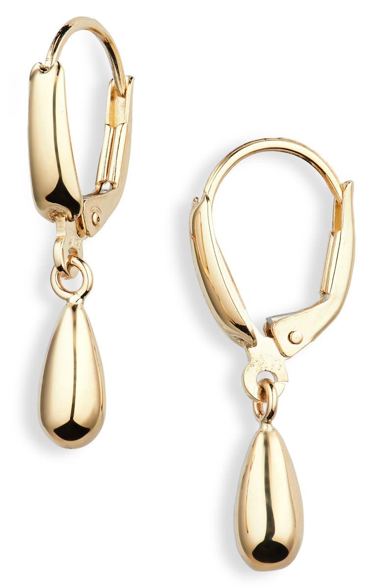 Bony Levy 14K Gold Drop Earrings, Main, color, 