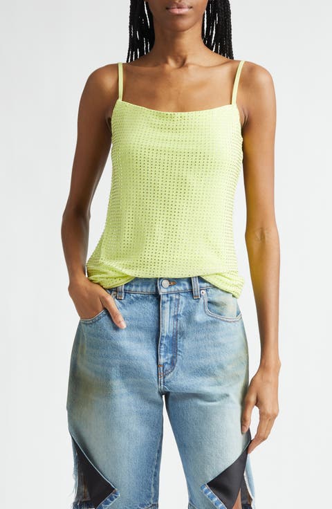 Hotfix Crystal Jersey Camisole