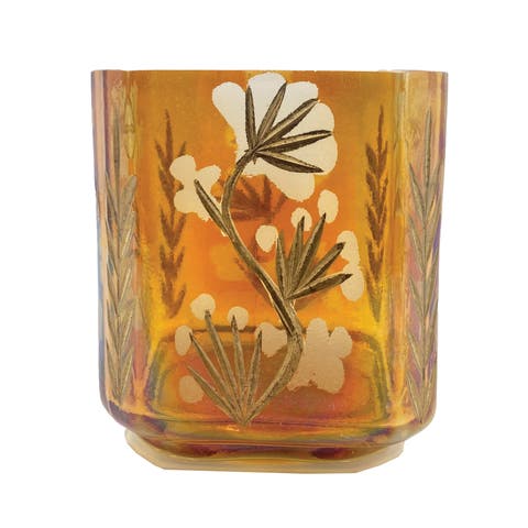 Etched Glass Tealight Votive