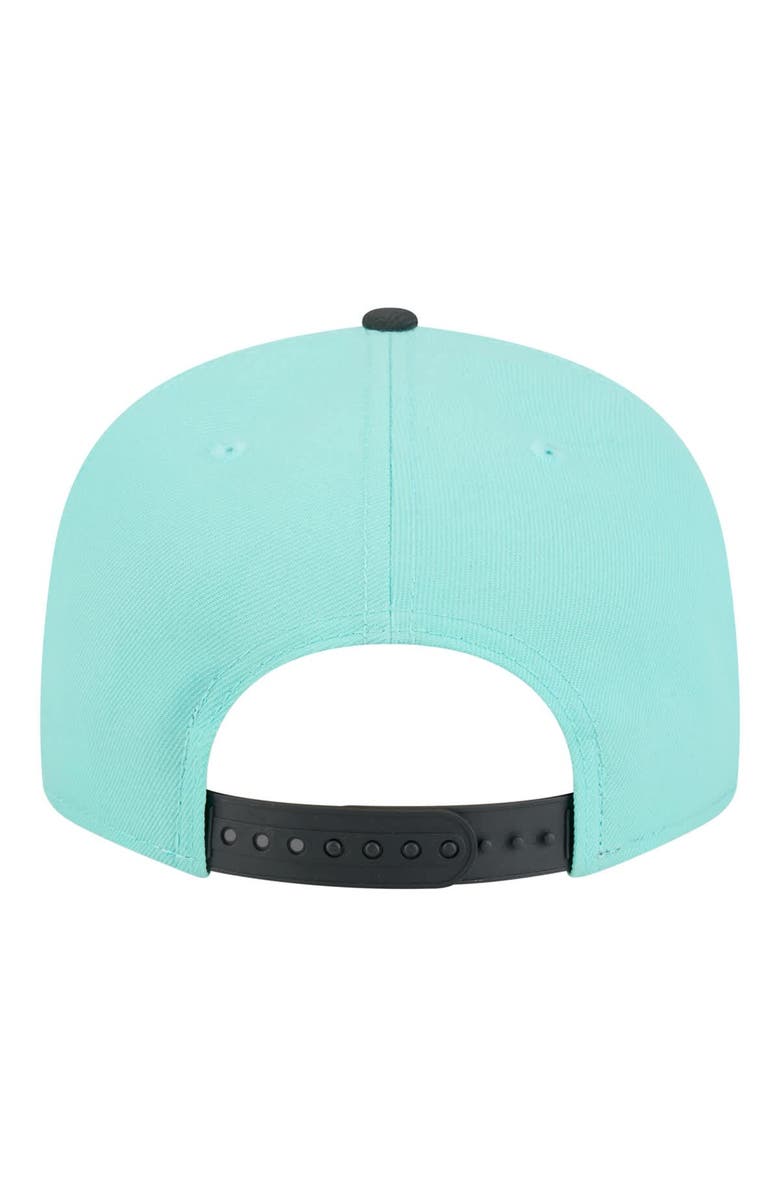 New Era Men's New Era Turquoise/Charcoal Minnesota Timberwolves Color Pack Two-Tone 9FIFTY Snapback Hat, Alternate, color, Turquoise